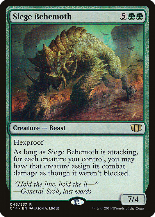 Siege Behemoth (C14-046) - Commander 2014