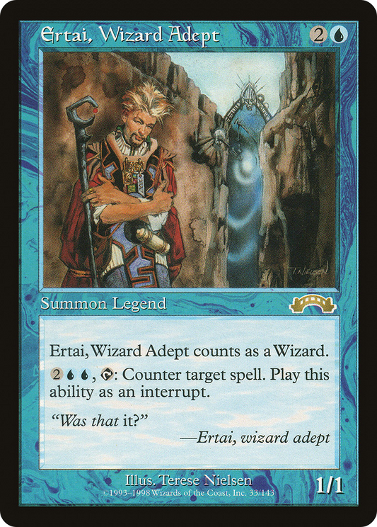 Ertai, Wizard Adept (EXO-033) - Exodus