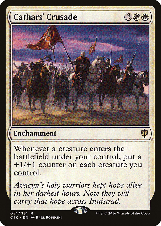 Cathars' Crusade (C16-061) - Commander 2016