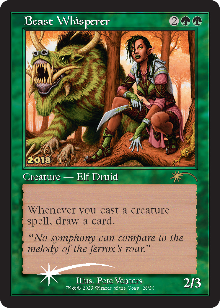 Beast Whisperer (P30A-026) - 30th Anniversary Play Promos Foil