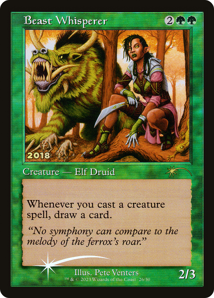 Beast Whisperer (30A-P-026) - 30th Anniversary Play Promos Foil