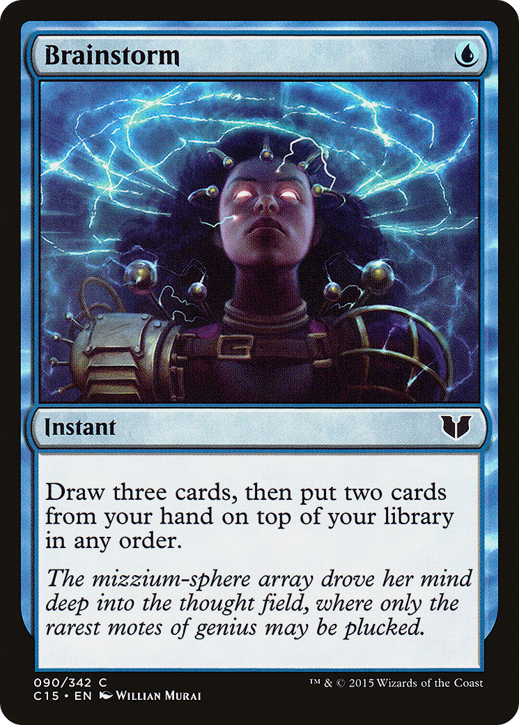 Brainstorm (C15-090) - Commander 2015