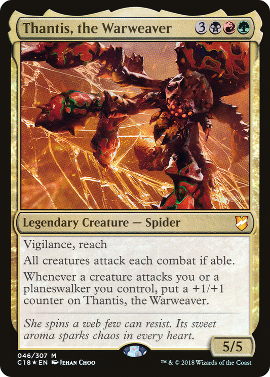 Thantis, the Warweaver (C18-046) - Commander 2018 Foil