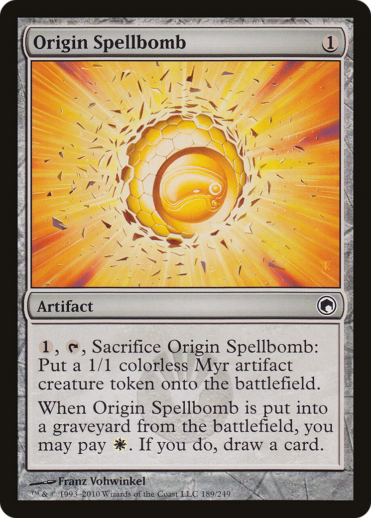Origin Spellbomb  (SOM-189) - Scars of Mirrodin