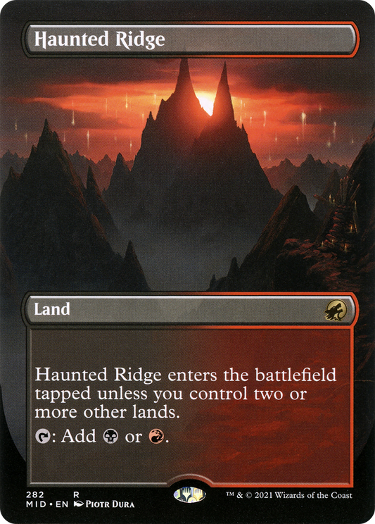 Haunted Ridge (MID-282) - Innistrad: Midnight Hunt (Borderless)