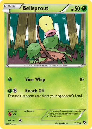 Bellsprout 1/111 - Furious Fists Reverse Holofoil