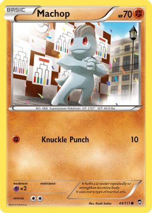 Machop 44/111 - Furious Fists Reverse Holofoil