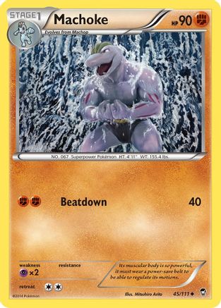Machoke 045/111 - XY  Furious Fists Normal - Uncommon