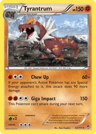 Tyrantrum 62/111 - Furious Fists