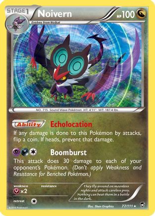 Noivern 077/111 - XY  Furious Fists Holofoil - Holo Rare