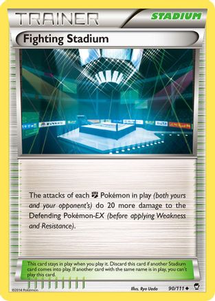 Fighting Stadium 090 - XY  Furious Fists Normal - Uncommon