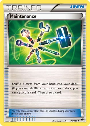 Maintenance 096 - XY  Furious Fists Normal - Uncommon