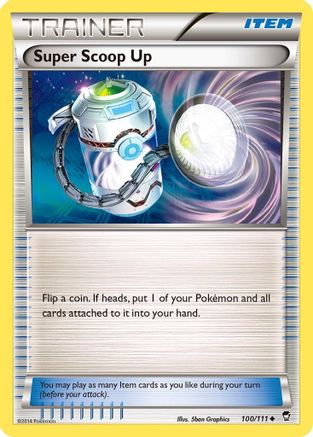 Super Scoop Up 100/111 - Furious Fists Reverse Holofoil