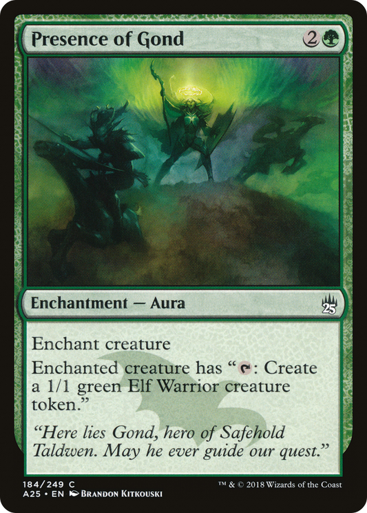 Presence of Gond (A25-184) - Masters 25