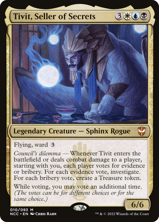 Tivit, Seller of Secrets (NCC-010) - New Capenna Commander