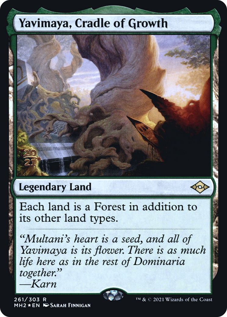 Yavimaya, Cradle of Growth (PMH2-261S) - Modern Horizons 2 Promos Foil