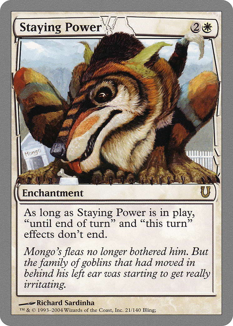 Staying Power (UNH-021) - Unhinged Foil