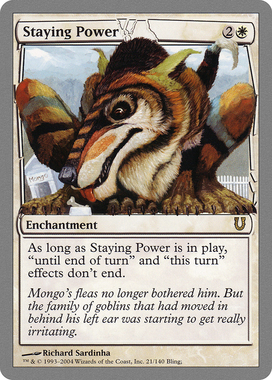 Staying Power (UNH-021) - Unhinged Foil