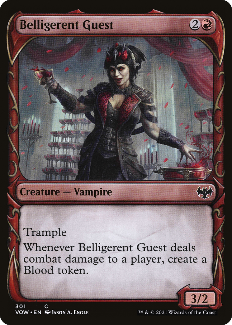 Belligerent Guest (Showcase) (VOW-301) - Innistrad: Crimson Vow: (Showcase)