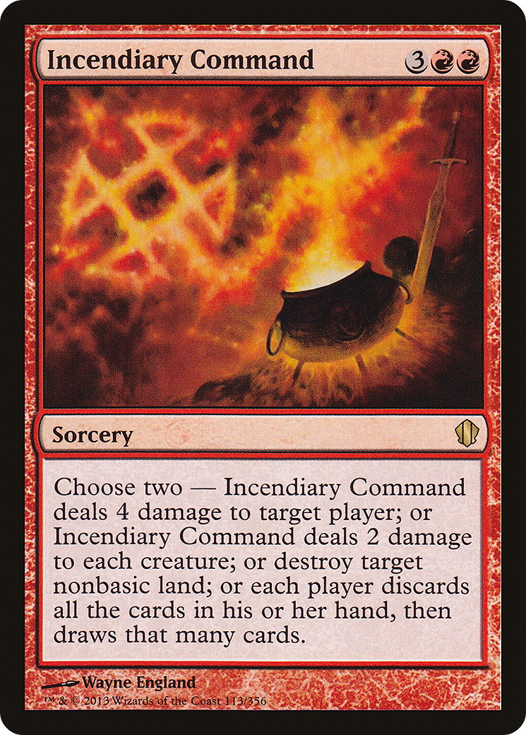 Incendiary Command (C13-113) - Commander 2013