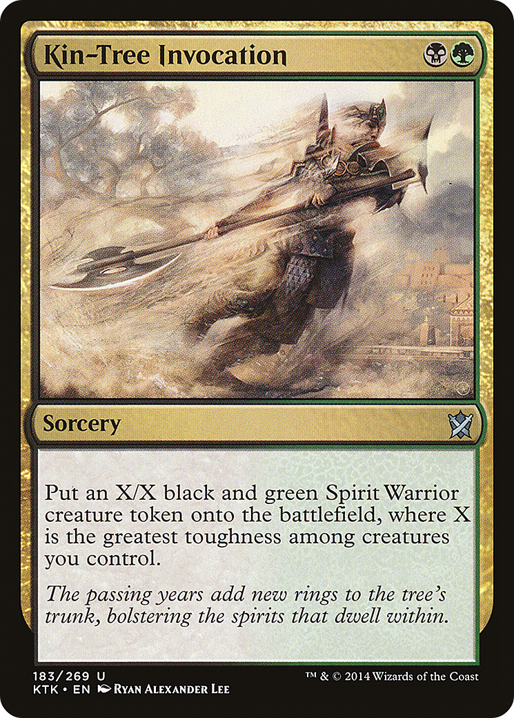 Kin-Tree Invocation  (KTK-183) - Khans of Tarkir Foil
