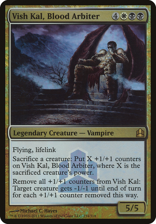 Vish Kal, Blood Arbiter (PCMD-234) - Commander 2011 Launch Party Foil