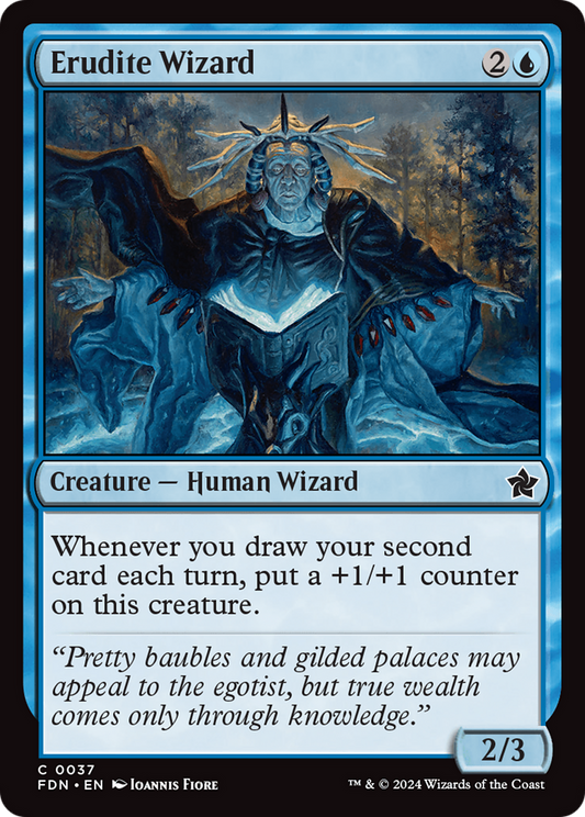 Erudite Wizard (FDN-037) - Foundations