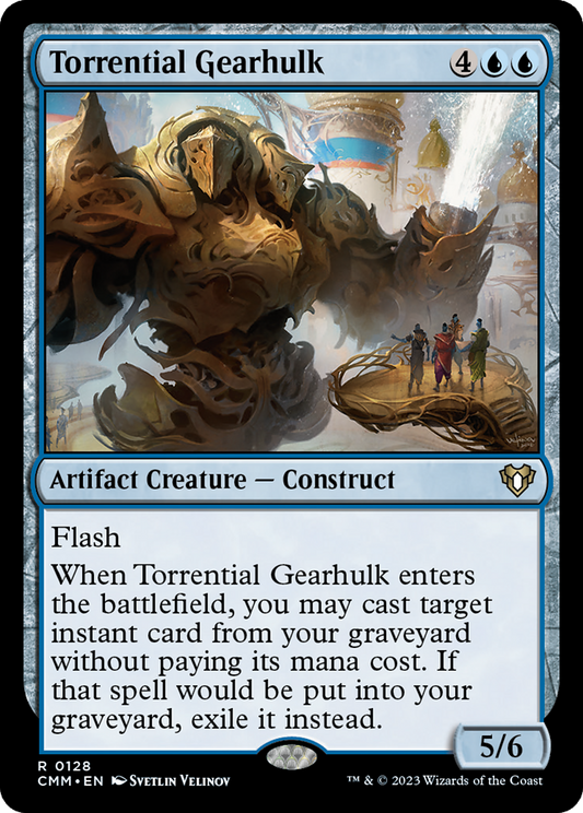 Torrential Gearhulk (CMM-128) - Commander Masters Foil