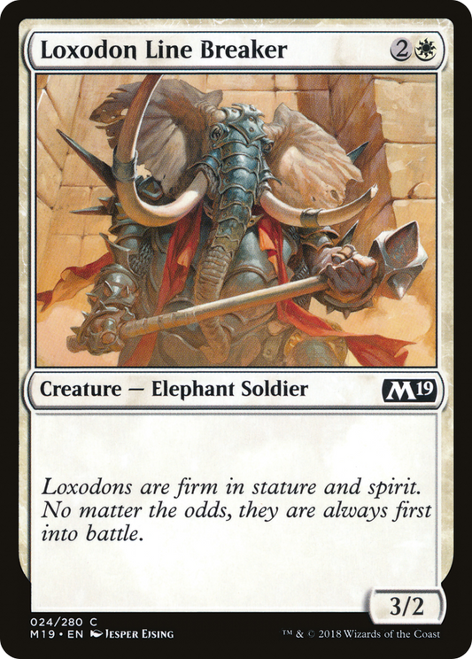 Loxodon Line Breaker (M19-024) - Core Set 2019