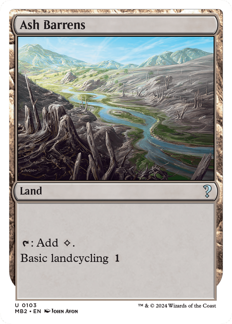 Ash Barrens (MB2-103) - Mystery Booster 2