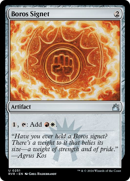 Boros Signet (RVR-251) - Ravnica Remastered Foil