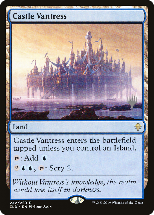 Castle Vantress (PPELD-242) - Throne of Eldraine Promos (Promo Pack) Foil