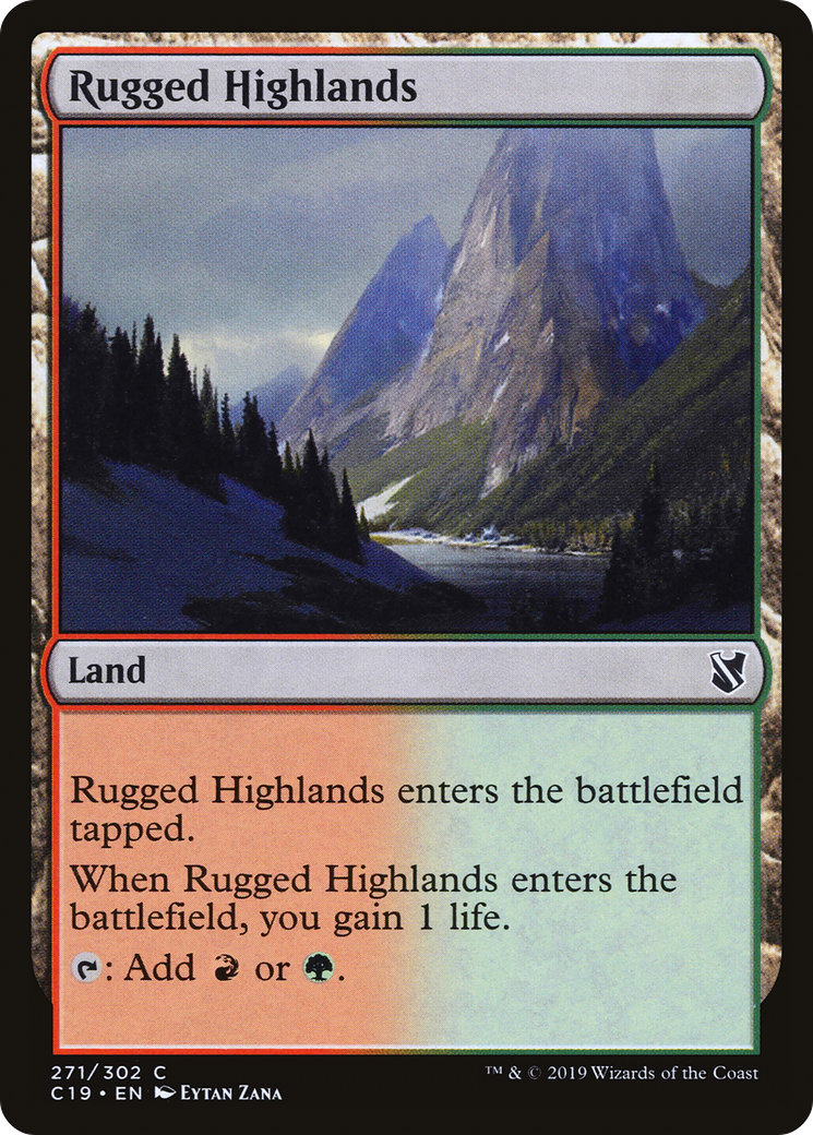 Rugged Highlands (C19-271) - Commander 2019