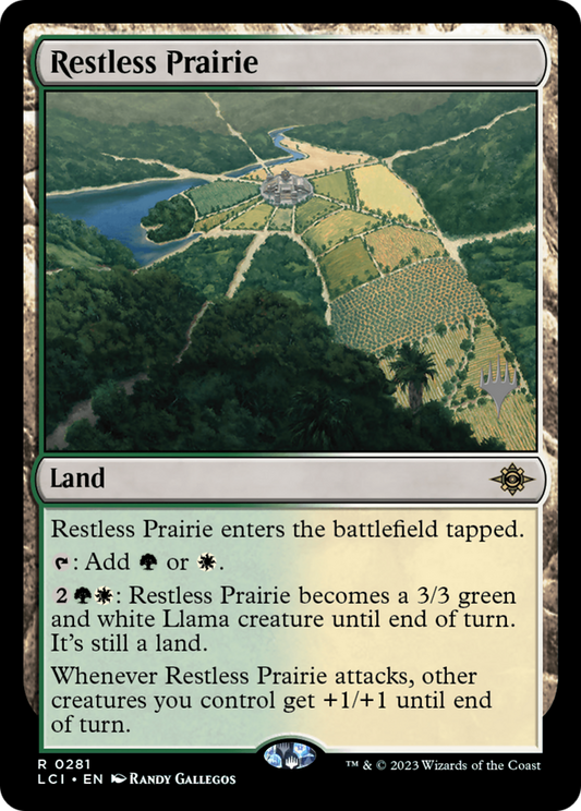 Restless Prairie (PLCI-281P) - The Lost Caverns of Ixalan Promos Foil