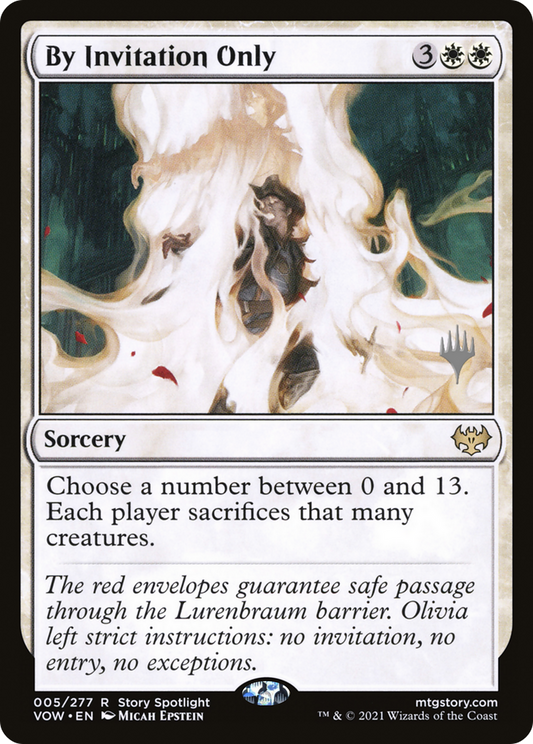 By Invitation Only (PVOW-05P) - Innistrad: Crimson Vow Promos