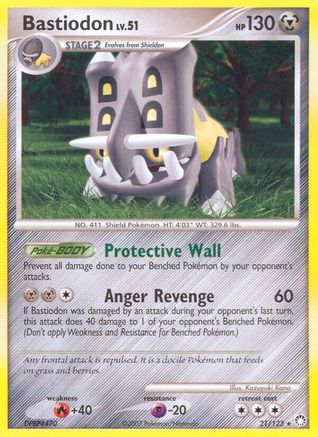 Bastiodon - 021/123 - Mysterious Treasures Normal - Rare