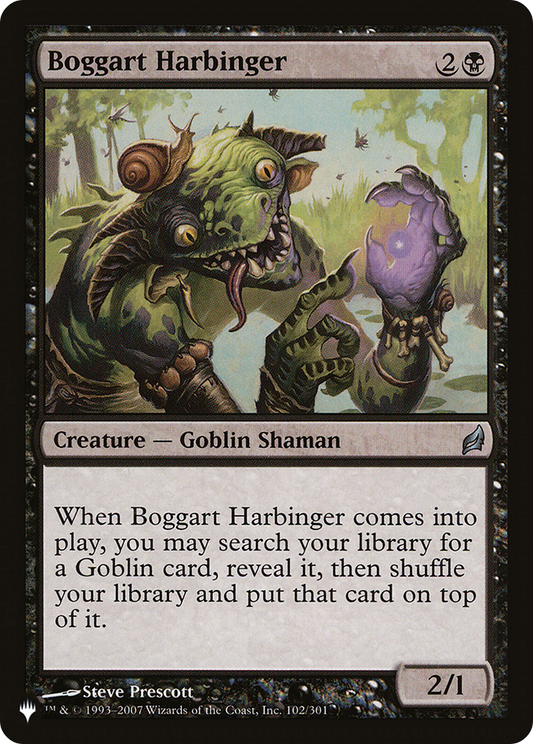 Boggart Harbinger (LIST-LRW-102) - The List