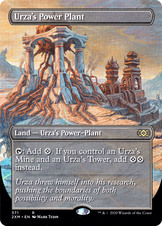 Urza's Power Plant (2XM-371) - Double Masters (Borderless) Foil