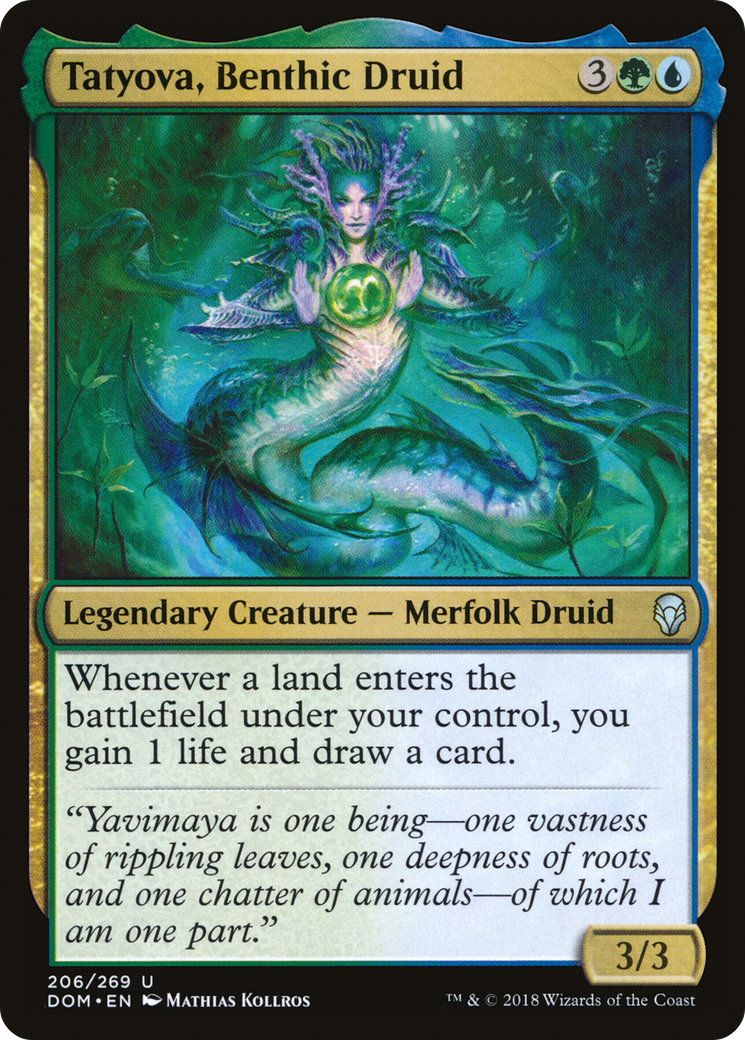 Tatyova, Benthic Druid (DOM-206) - Dominaria