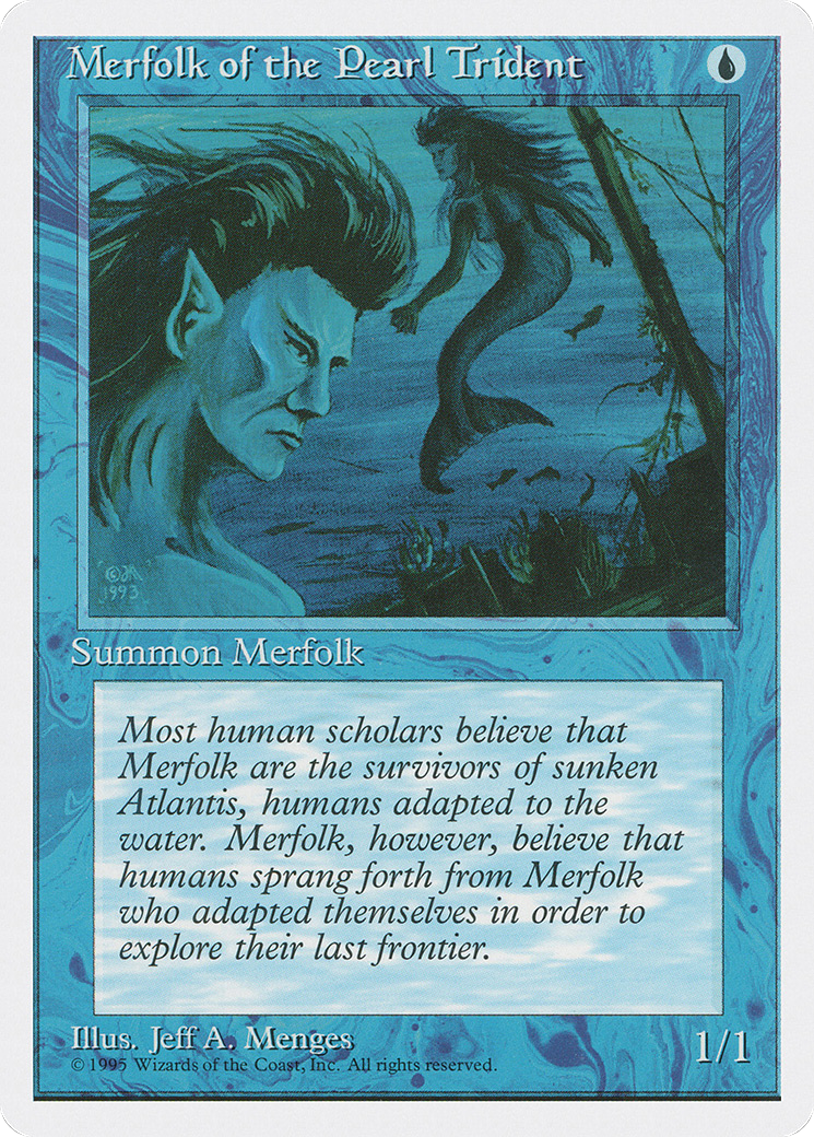 Merfolk of the Pearl Trident (4ED-086) - Fourth Edition