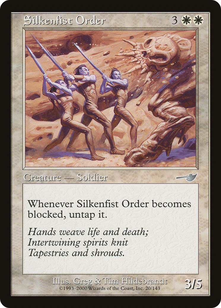 Silkenfist Order (NEM-020) - Nemesis Foil