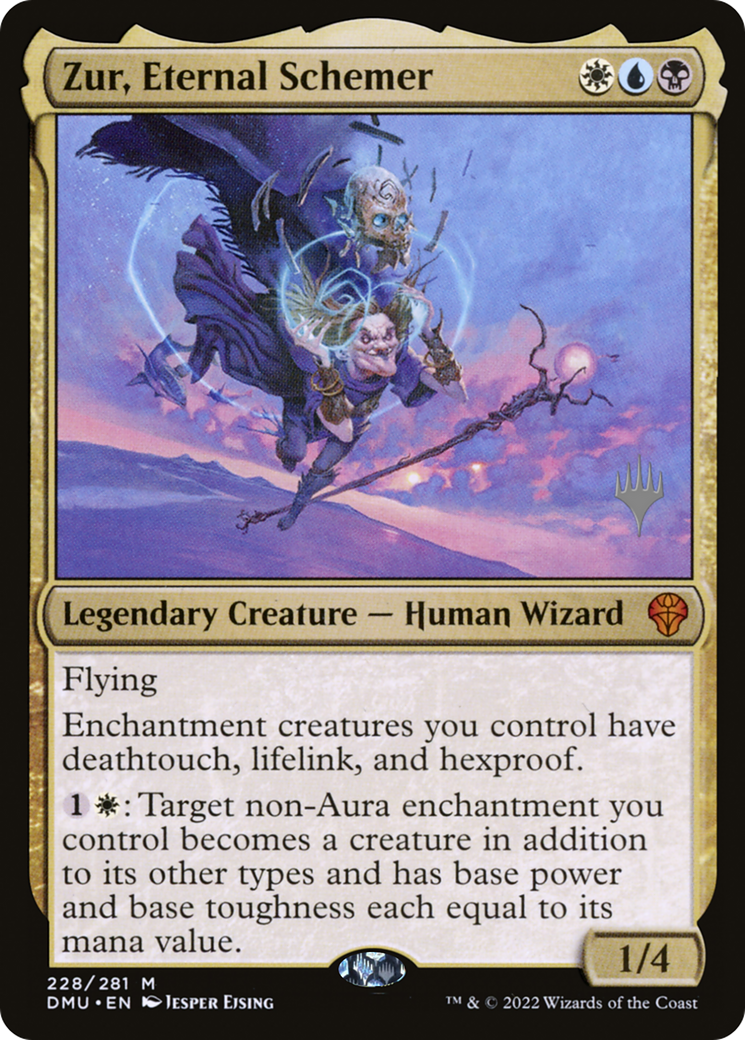 Zur, Eternal Schemer (PPDMU-228) - Dominaria United Promos Foil (Promo Pack)