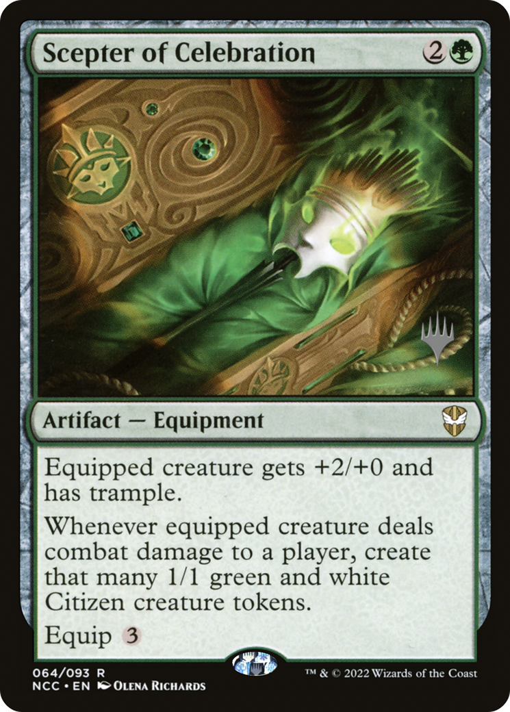 Scepter of Celebration (PPSNC-64P) - New Capenna Commander Promos Foil (Promo Pack)