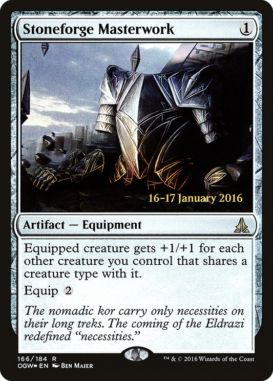 Stoneforge Masterwork (POGW-166S) - Oath of the Gatewatch Promos Foil