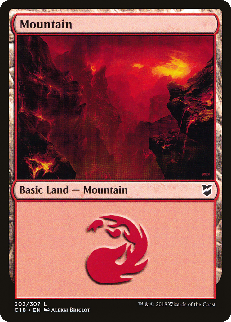 Mountain (C18-302) - Commander 2018