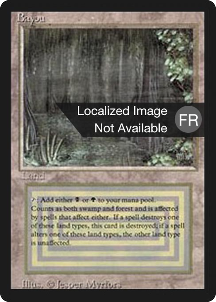 Bayou (FBB-283) - Foreign Black Border