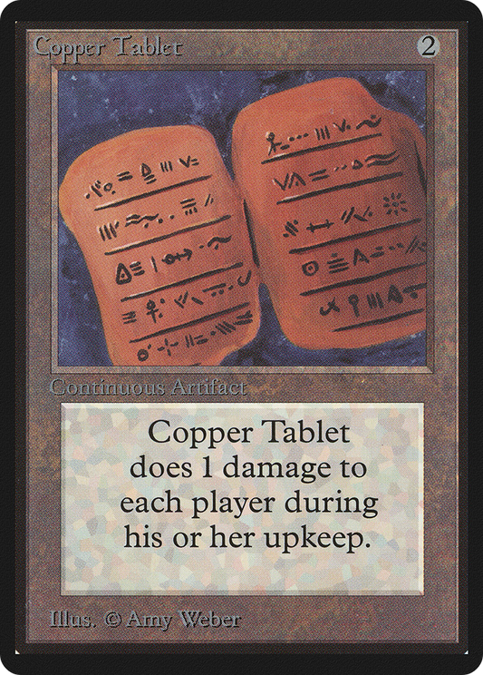 Copper Tablet (LEB-239) - Limited Edition Beta