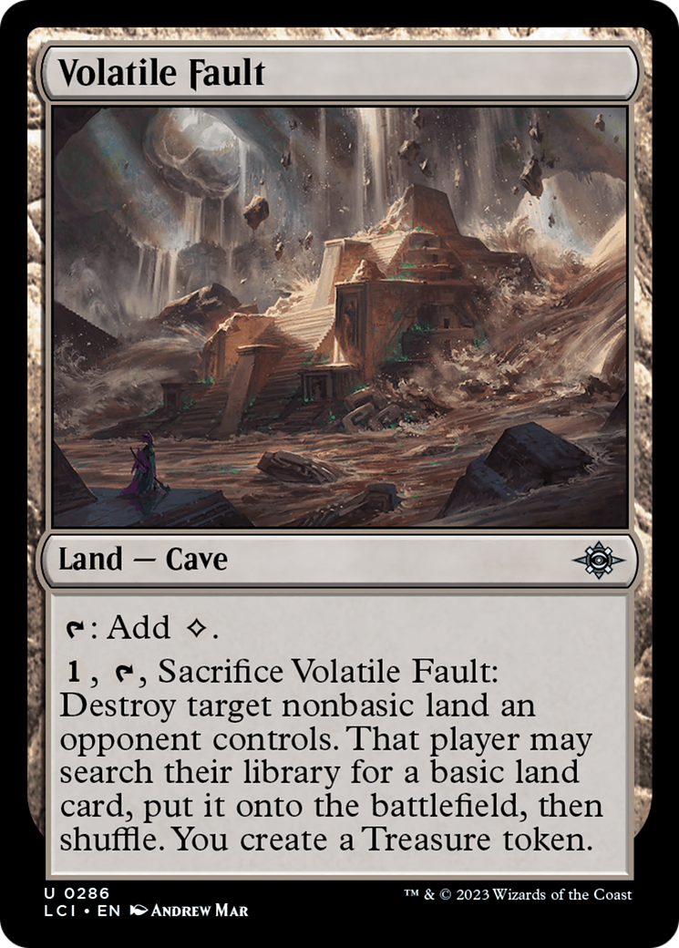 Volatile Fault (LCI-286) - The Lost Caverns of Ixalan Foil