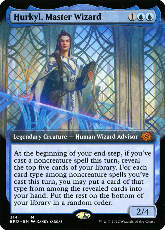 Hurkyl, Master Wizard (BRO-314) - The Brothers' War: (Extended Art)