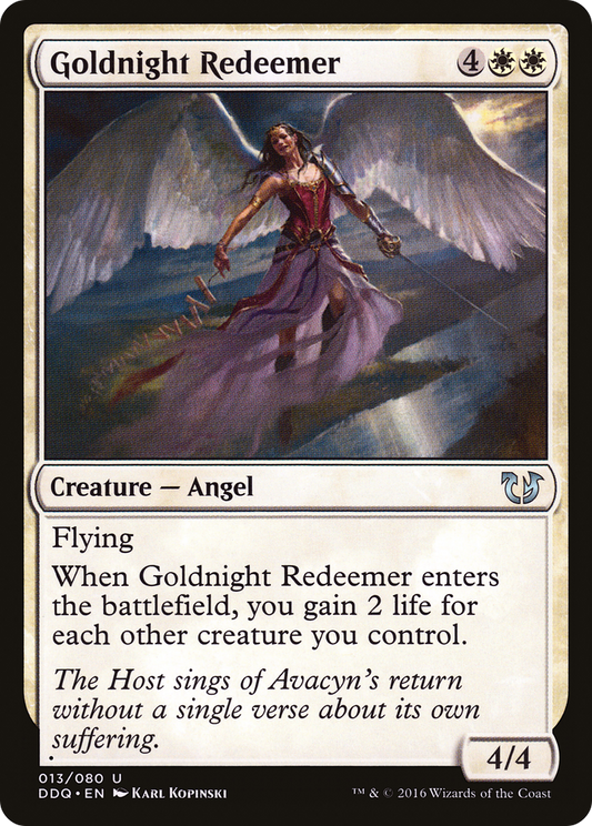 Goldnight Redeemer (DDQ-013) - Duel Decks: Blessed vs. Cursed